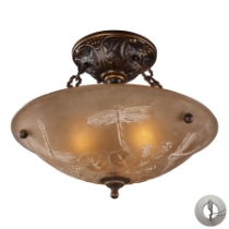 Restoration 16'' Wide 3-Light Semi Flush Mount