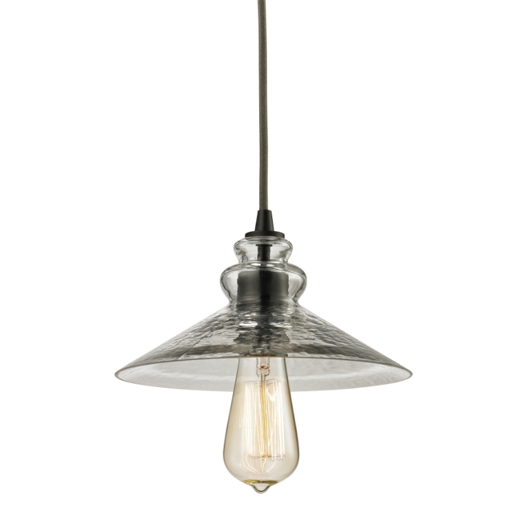 Hammered Glass Configurable Multi Pendant