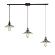 Hammered Glass Configurable Multi Pendant