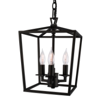 Cage 8.5'' Wide 3-Light Pendant