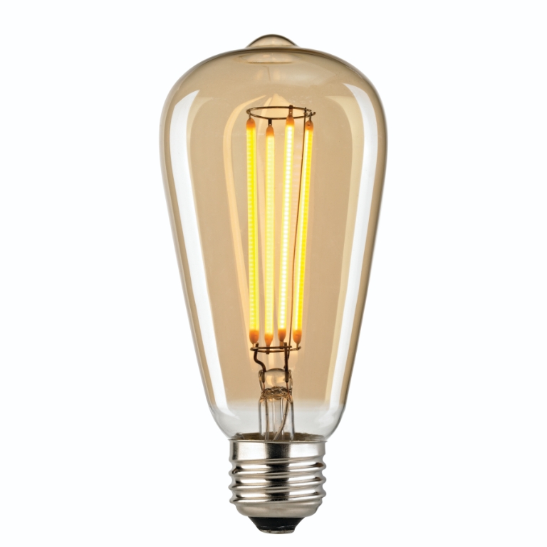 LED Medium Bulb - Shape T64, Base E26, 2700K