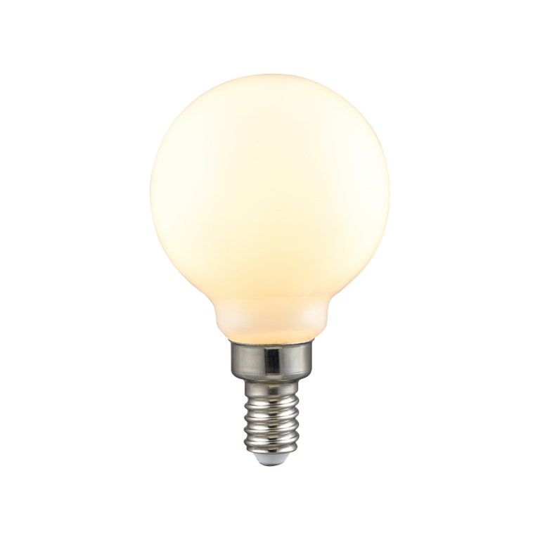 LED Candelabra Bulb - Shape G16.5, Base E12, 2700K