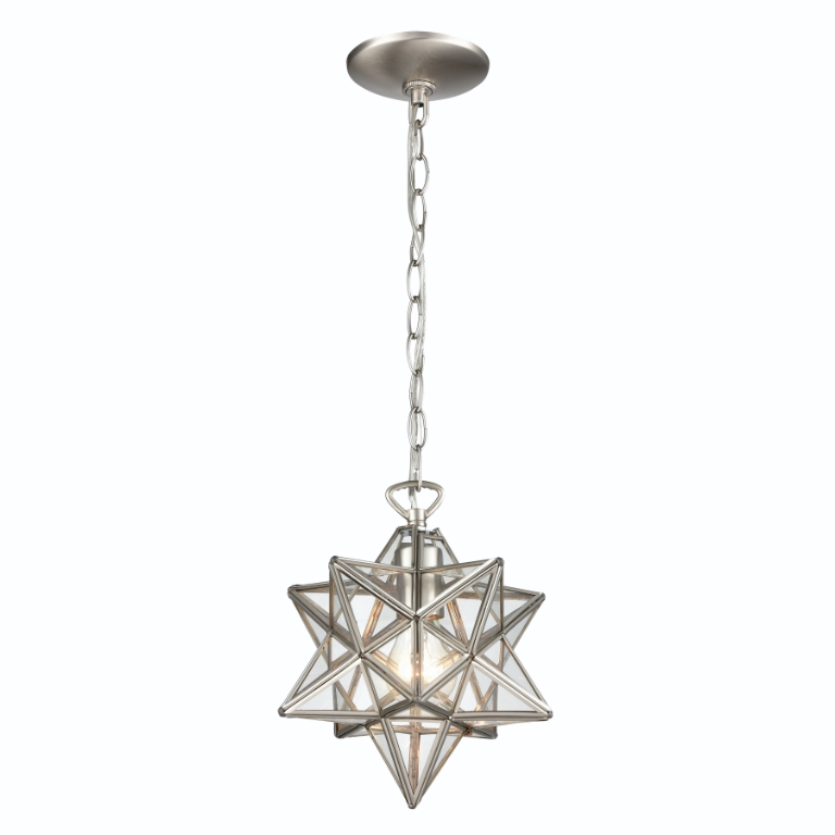 Moravian Star 9'' Wide 1-Light Mini Pendant