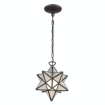 Moravian Star 9'' Wide 1-Light Mini Pendant