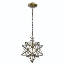 Moravian Star 12'' Wide 1-Light Mini Pendant
