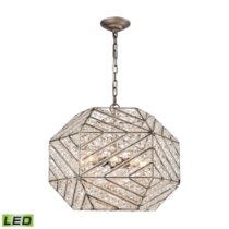Constructs 20'' Wide 8-Light Chandelier