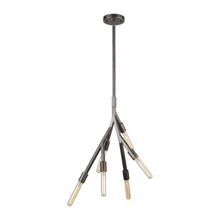 Freeform 14'' Wide 6-Light Chandelier