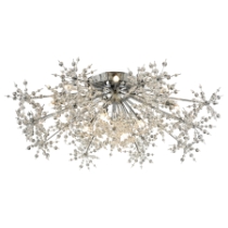 Snowburst 32'' Wide 13-Light Semi Flush Mount