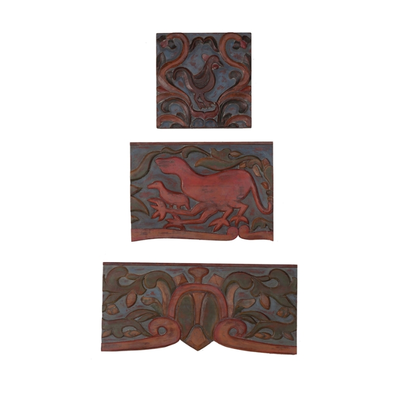 Petroglyph Dimensional Wall Art - Set of 3