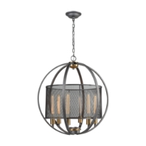 Ellicott 24'' Wide 6-Light Chandelier