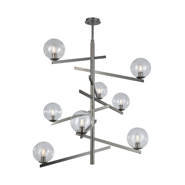 Globes of Light 42'' Wide 8-Light Chandelier