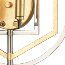 Geosphere 13'' High 2-Light Sconce