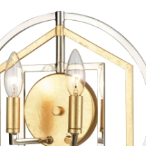 Geosphere 13'' High 2-Light Sconce