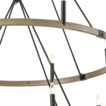 Transitions 56'' Wide 16-Light Chandelier