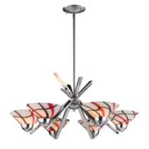 Refraction 26'' Wide 6-Light Chandelier