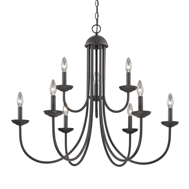 Williamsport 34'' Wide 9-Light Chandelier