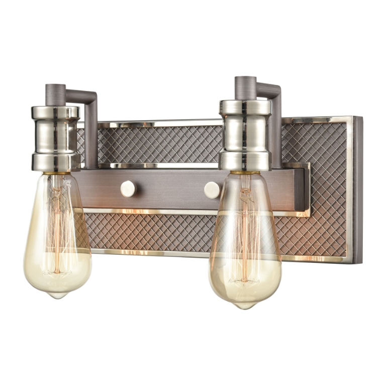 Gridiron 13'' Wide 2-Light Vanity Light