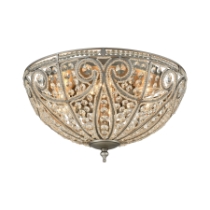 Elizabethan 17'' Wide 6-Light Flush Mount