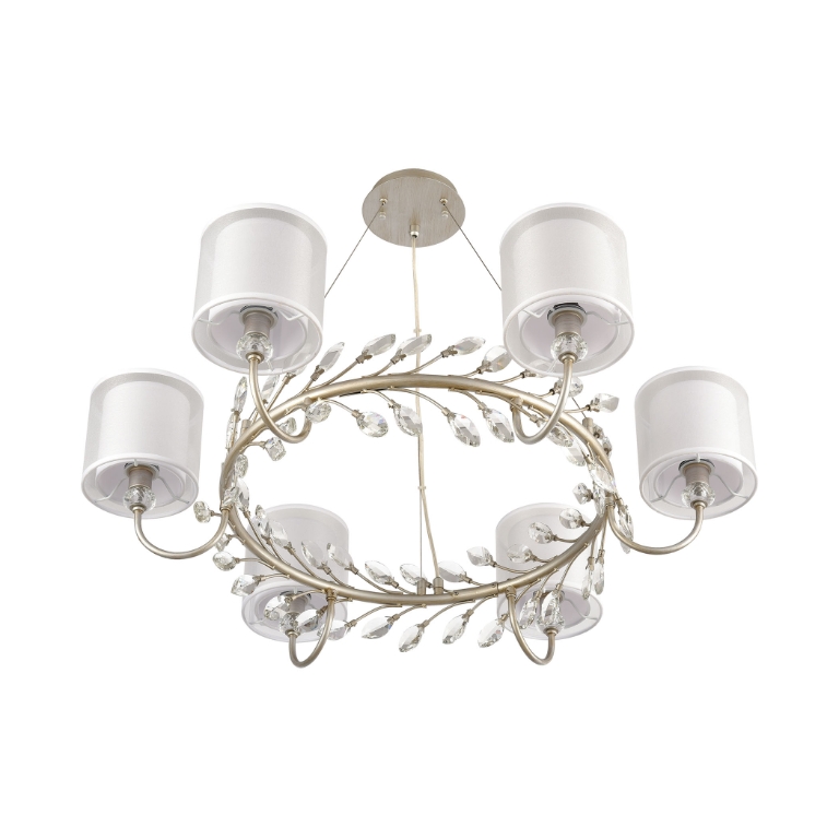 Asbury 34'' Wide 6-Light Chandelier