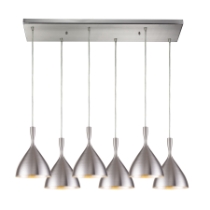 Spun Aluminum Configurable Multi Pendant