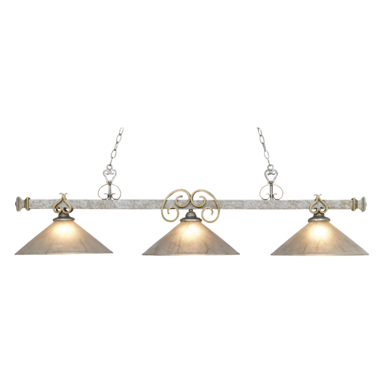 Designer Classics 55'' Wide 3-Light Linear Chandelier