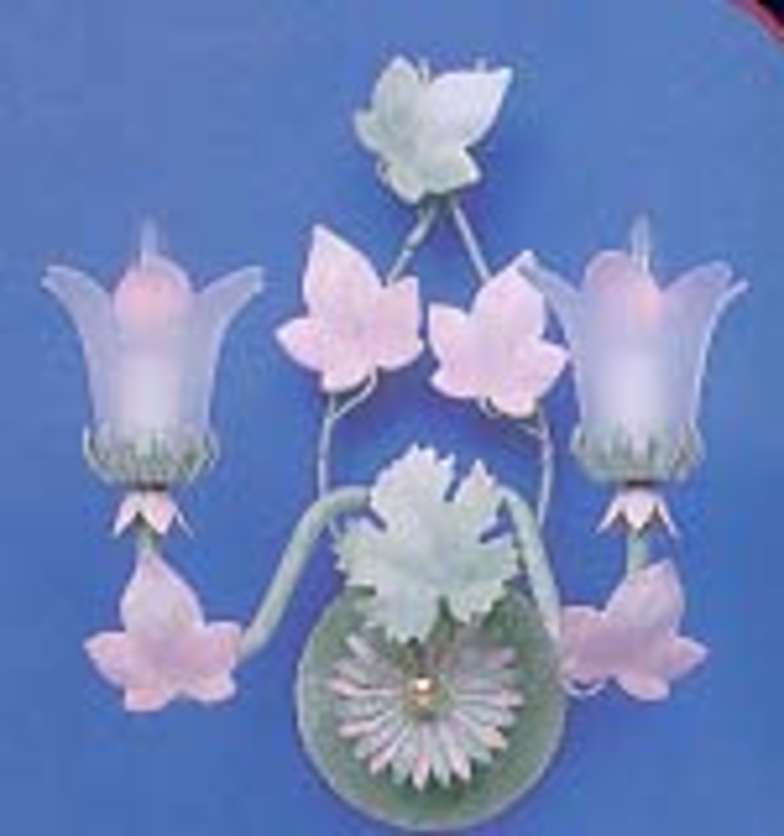 Leaflet 13'' High 2-Light Sconce