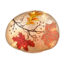 Autumn Leaves Oval Lighting