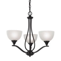 Bristol Lane 23'' Wide 3-Light Chandelier