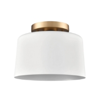 Fiero 10'' Wide 1-Light Semi Flush Mount