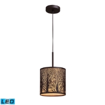 Woodland Sunrise 8'' Wide 1-Light Mini Pendant