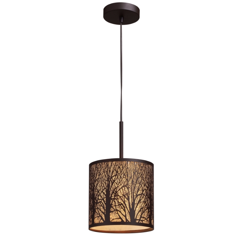 Woodland Sunrise 8'' Wide 1-Light Mini Pendant