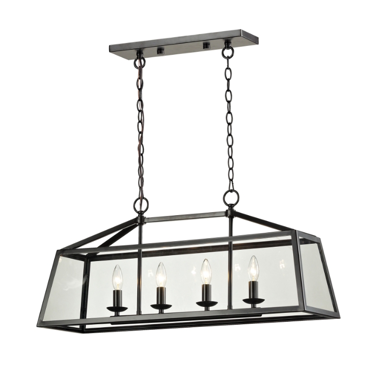 Alanna 10'' Wide 4-Light Chandelier