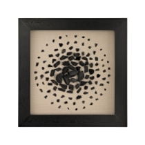 Black and White Carbon Dimensional Wall Art