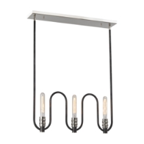 Continuum 2'' Wide 3-Light Linear Chandelier