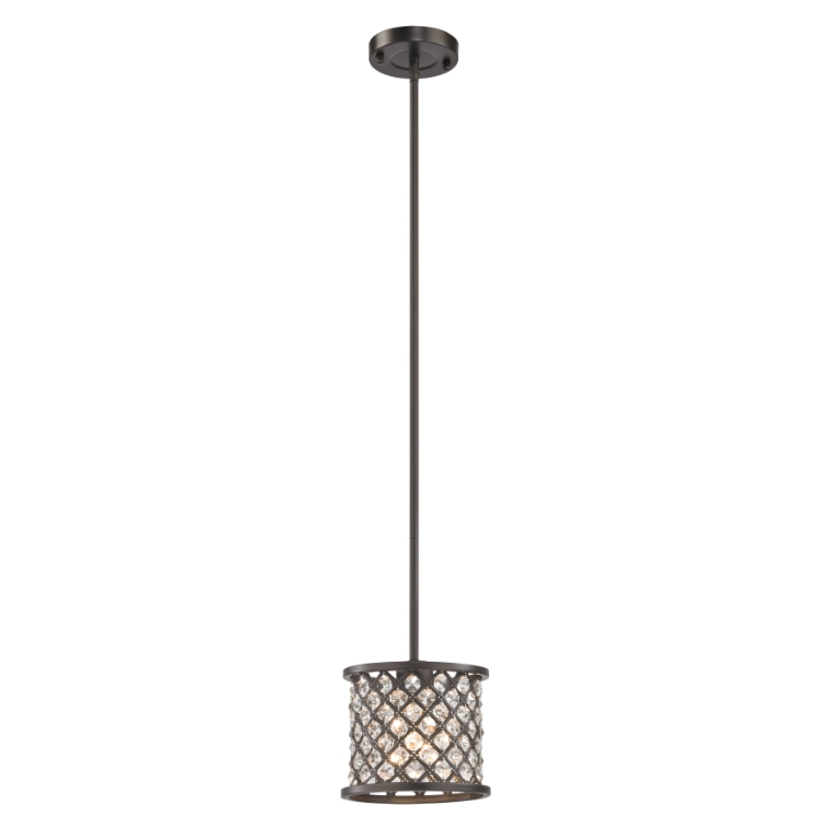 Genevieve 7'' Wide 1-Light Mini Pendant