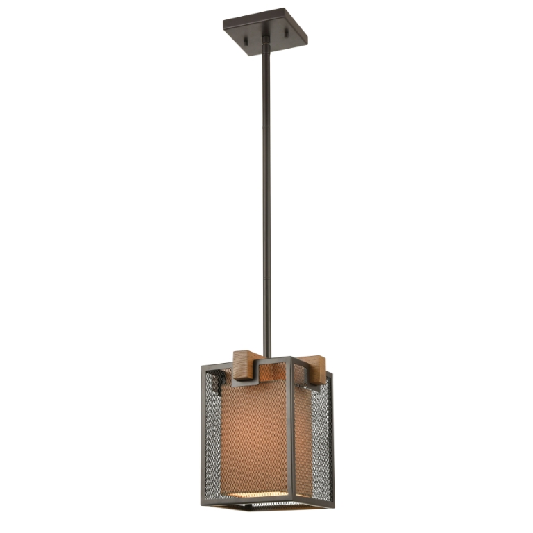 Crossbeam 9'' Wide 1-Light Mini Pendant