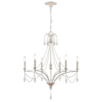 French Parlor 27'' Wide 6-Light Chandelier