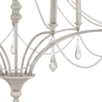 French Parlor 38'' Wide 9-Light Chandelier