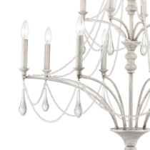 French Parlor 36'' Wide 12-Light Chandelier