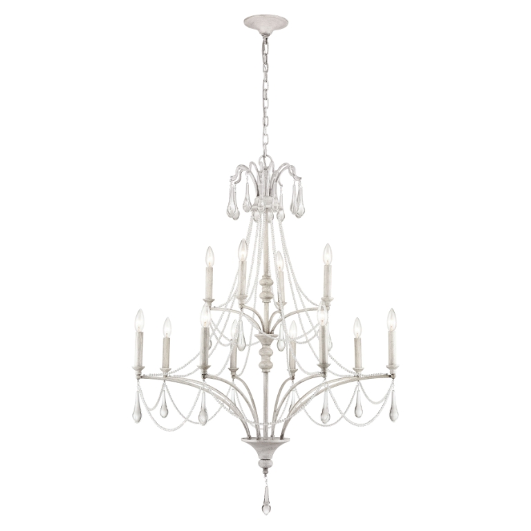 French Parlor 36'' Wide 12-Light Chandelier