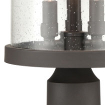 Renford 17'' High 3-Light Post Mount
