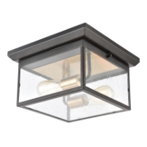 Knowlton 12'' Wide 2-Light Outdoor Flush Mount