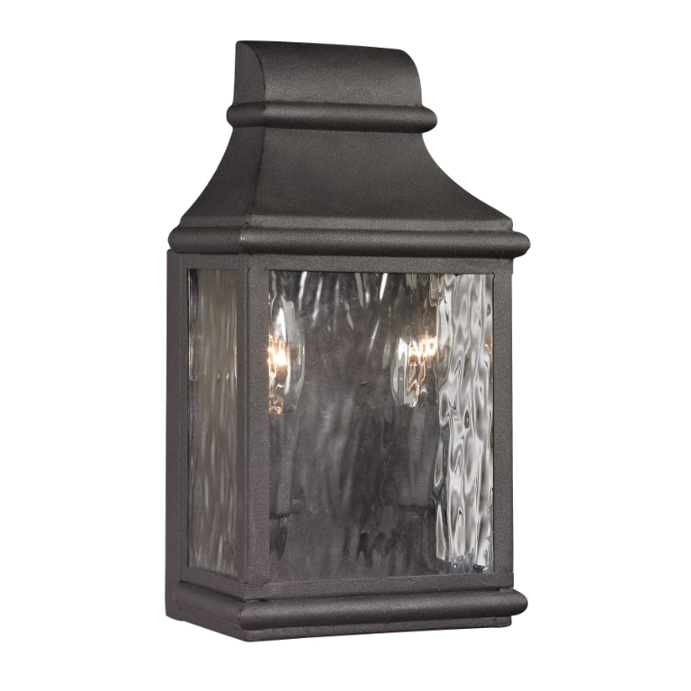 Forged Jefferson 11'' High 2-Light Outdoor Sconce