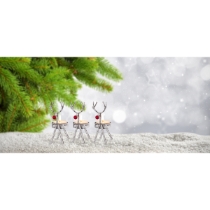 Baby Reindeer Candleholder - Set of 3