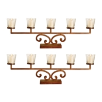 Prairie Candleholder Centerpiece - Set of 2