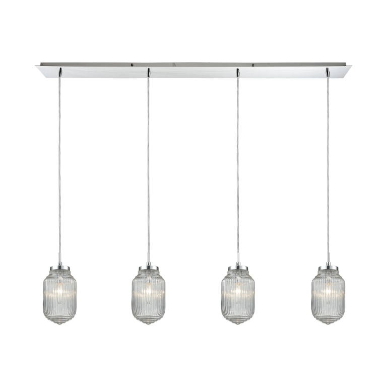 Dubois 10'' Wide 4-Light Mini Pendant
