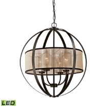 Diffusion 24'' Wide 4-Light Chandelier
