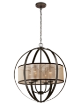 Diffusion 24'' Wide 4-Light Chandelier