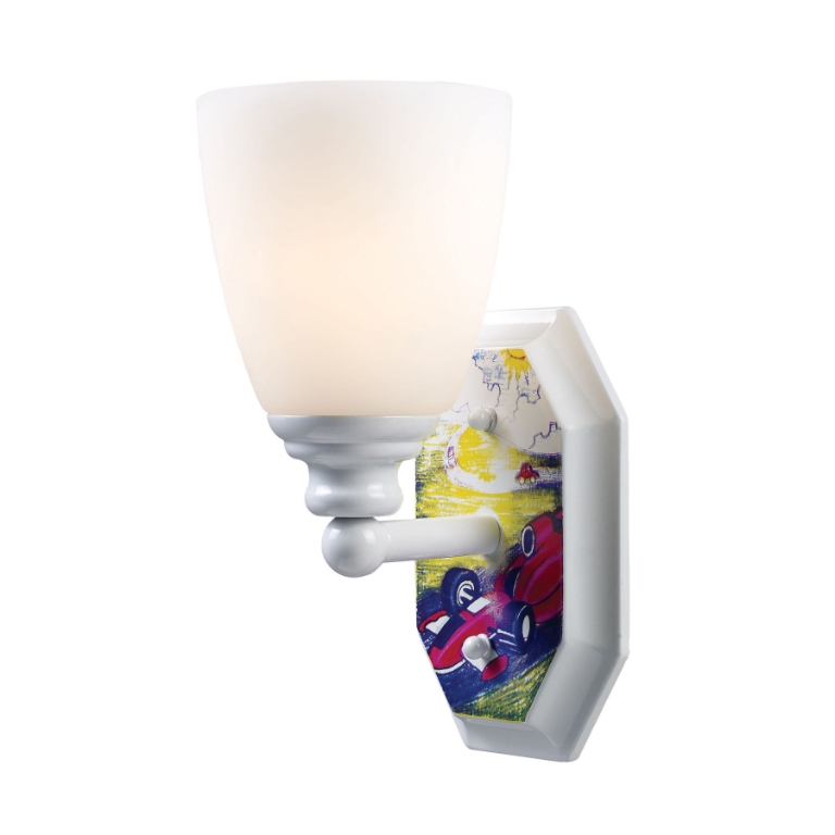 Kidshine 10'' High 1-Light Sconce - Automobiles