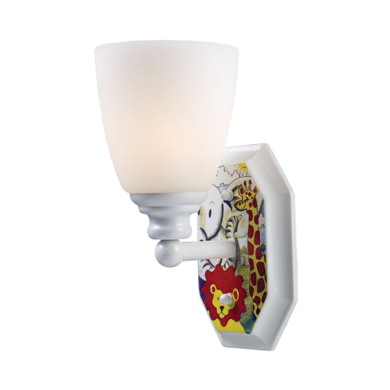 Kidshine 10'' High 1-Light Sconce - At the Zoo